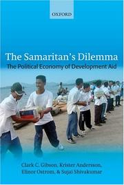 Front cover of The samaritan's dilemma by Clark C. Gibson