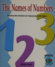 Front cover of The names of numbers by Bonnie Leech