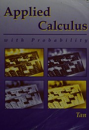 Cover of Applied calculus with probability by Soo Tang Tan