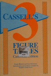 Cover of Three Figure Tables by Frank Blewett