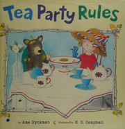 Cover of Tea party rules by Dyckman, Ame