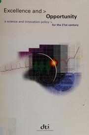 Front cover of Excellence and Opportunity by Dept.of Trade & Industry