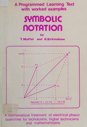 Cover of A programmed course in symbolic notation by T. Moffat