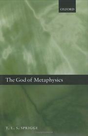 Cover of The God of Metaphysics by Timothy L. S. Sprigge