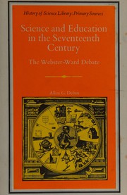 Cover of Science and education in the seventeenth century by Allen G. Debus