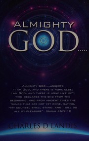 Cover of Almight God-- by Charles D. Landis