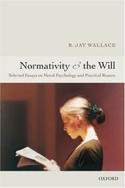 Cover of Normativity and the will by R. Jay Wallace