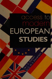 Front cover of Access to modern European studies by J. Pratten