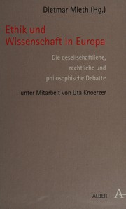 Front cover of Ethik und Wissenschaft in Europa by Kongress "Ethik und Wissenschaft in Europa" (1999 Tübingen, Germany)