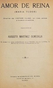 Front cover of Amor de reina by Victor Hugo