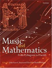 Front cover of Music and mathematics by John Fauvel