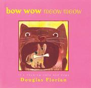 Front cover of Bow wow meow meow by Douglas Florian