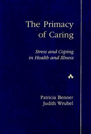 Front cover of The primacy of caring by Patricia E. Benner