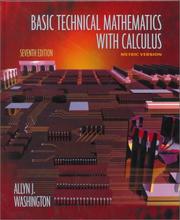 Cover of Basic technical mathematics with calculus by Allyn J. Washington
