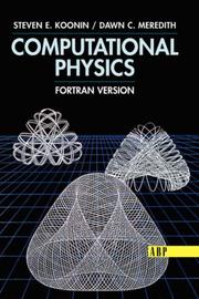 Cover of Computational physics, FORTRAN version by Steven E. Koonin