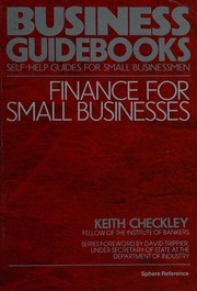 Cover of Finance for Small Businesses (Study Aids S.) by Keith Checkley