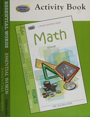Cover of Math Activity Book Glossary (Essential Words) by Sasha Blanton