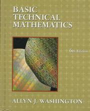 Cover of Basic technical mathematics by Allyn J. Washington