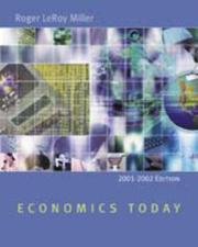 Front cover of Economics Today (Addison-Wesley Series in Economics) by Roger Leroy Miller