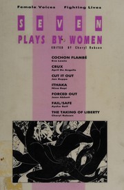 Front cover of Seven plays by women by Cheryl Robson