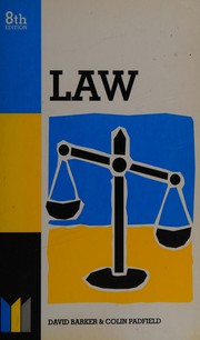 Cover of Law by D. L. A. Barker