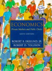 Cover of Economics by Robert B. Ekelund Jr.