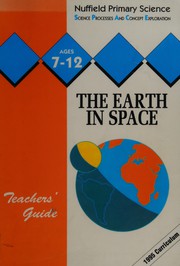Front cover of The Earth in space by Nuffield-Chelsea Curriculum Trust