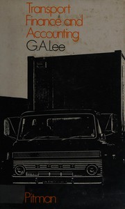 Front cover of Transport finance and accounting by G. A. Lee