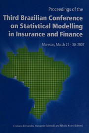 Front cover of Statistical Modelling in Insurance and Finance by Brazilian Conference on Statistical Modelling in Insurance and Finance (3rd 2007 Maresias, SP, Brazil)