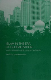 Front cover of Islam in the era of globalization by Johan Meuleman