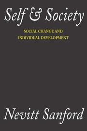Front cover of Self & society by Nevitt Sanford