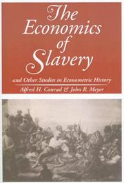 Front cover of Economics of Slavery by Alfred Conrad