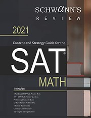 Front cover of Content and Strategy Guide for the SAT® Math by Bo S Nalsen