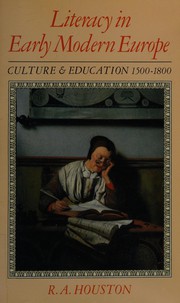 Front cover of Literacy in Early Modern Europe by R. A. Houston