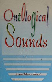 Cover of Ontological sounds by Gerda Wever-Rabehl