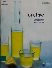 Cover of EU Law Directions by Nigel Foster