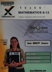 Front cover of TExES mathematics 8-12 135 by Sharon A. Wynne