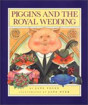 Front cover of Piggins and the Royal Wedding by Jane Yolen