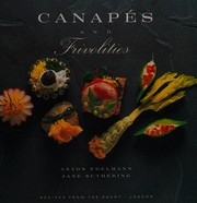 Cover of Canapés and frivolities by Anton Edelmann