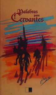 Front cover of Palabras para Cervantes by José Ángel Barrueco