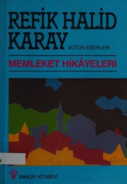 Cover of Memleket hikâyeleri by Refik Halid Karay