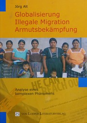 Front cover of Globalisierung, illegale Migration, Armutsbekämpfung by Jörg Alt