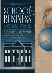 Cover of School business administration by John R. Ray