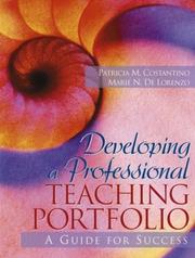 Front cover of Developing a professional teaching portfolio by Patricia M. Costantino