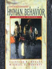 Cover of Understanding human behavior by Clifford R. Mynatt