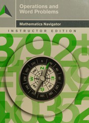 Cover of Operations and word problems by America's Choice (Organization)
