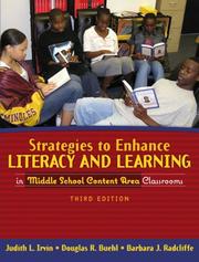 Cover of Strategies to enhance literacy and learning in middle school content area classrooms by Judith L. Irvin
