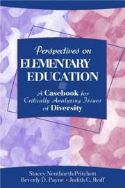 Front cover of Perspectives on elementary education by Stacey Neuharth-Pritchett