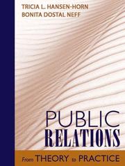 Cover of Public relations by Tricia Hansen-Horn