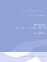 Front cover of Grade Aid with Practice Tests for Kosslyn and Rosenberg Psychology by Marcia J. McKinley